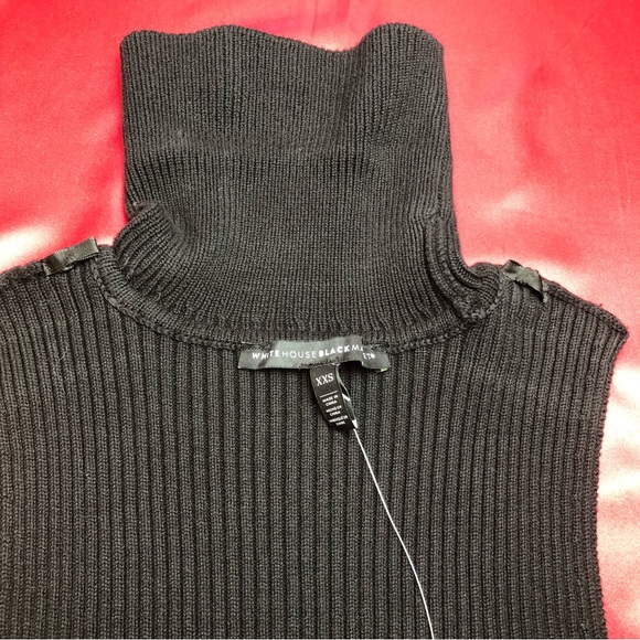 ⭐️NEW⭐️White House Black Market (WHBM) Beaded Mock Neck Sweater - Picture 9 of 10